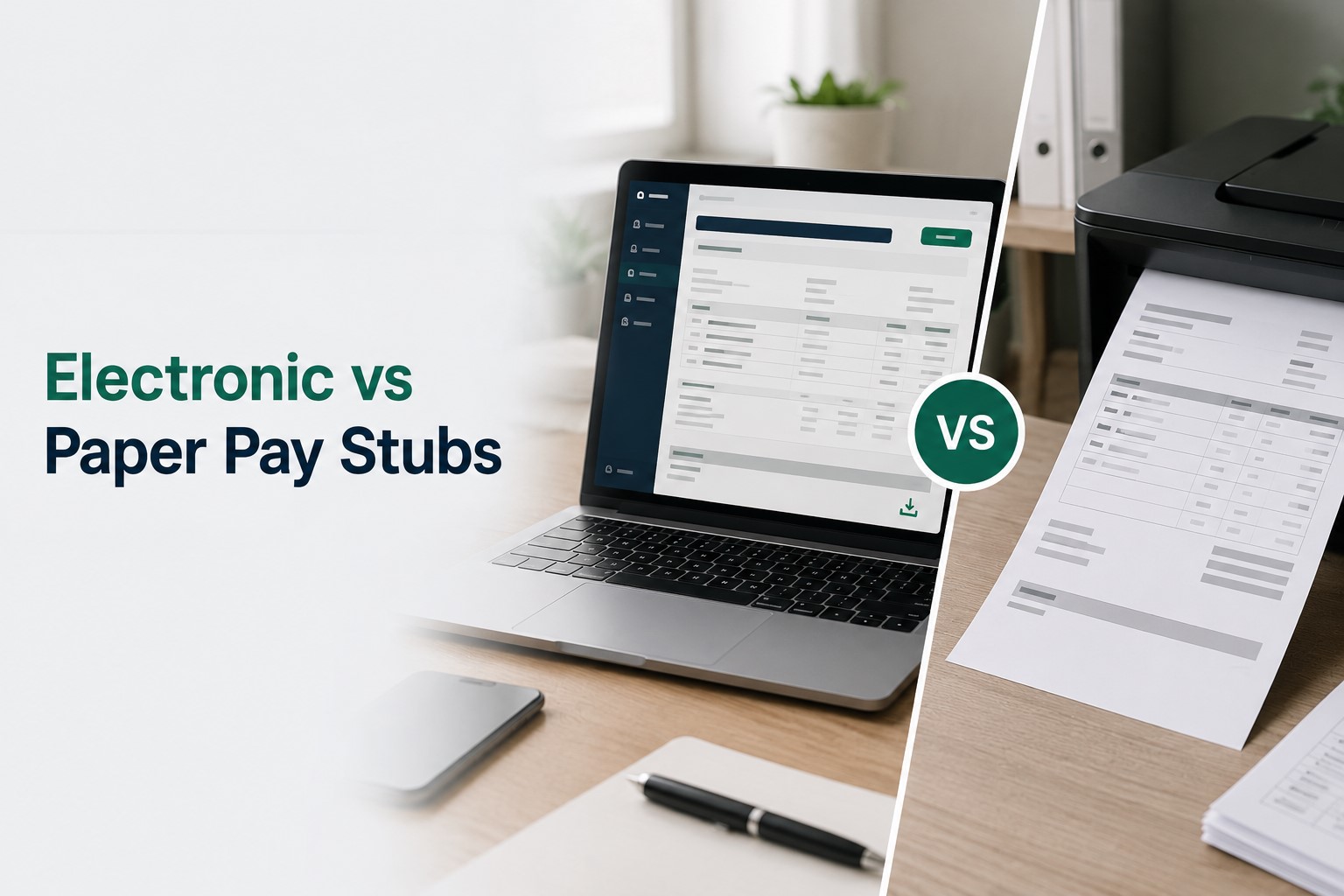 Electronic vs Paper Pay Stubs: Differences, Legal Rules, and Best Choice